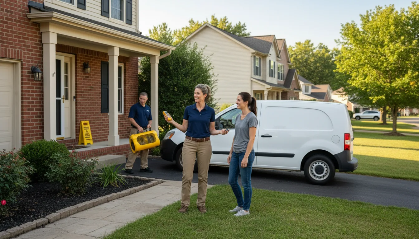 Water restoration image for Water Damage & Restoration Services in Wallington, NJ